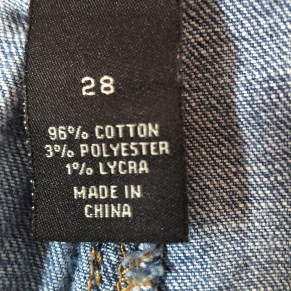 Women’s Lane Bryant denim blue jeans plus size patchwork capri pants - Picture 10 of 16